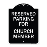 Parking Reserved for Church Member
