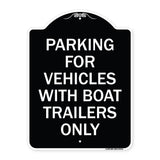 Parking for Vehicles with Boat Trailers Only