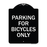 Parking for Bicycles Only Sign
