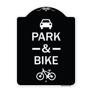 Park & Ride (With Bicycle Graphic