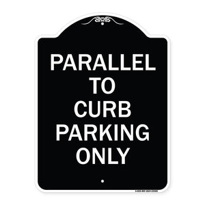 Parallel to Curb Parking Only