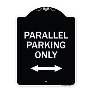 Parallel Parking Only with Bidirectional Arrow