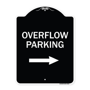 Overflow Parking with Right Arrow