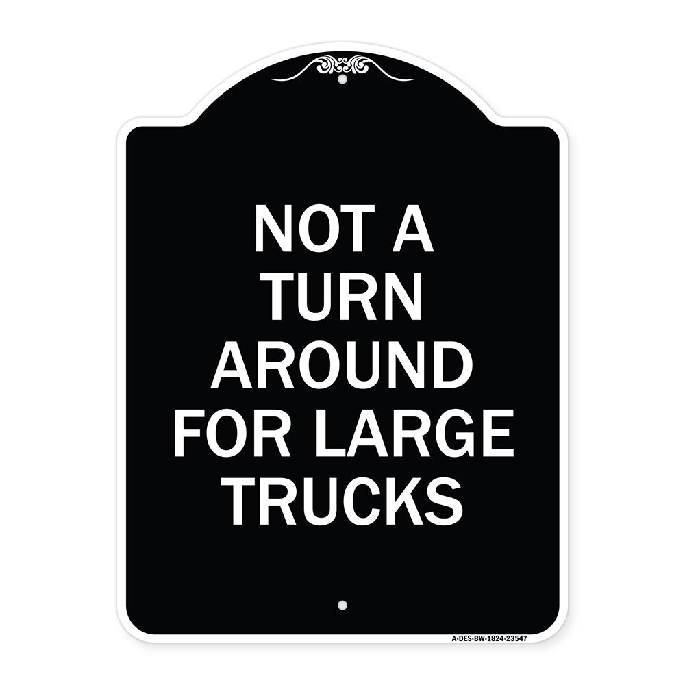 Not A Turn Around for Large Trucks