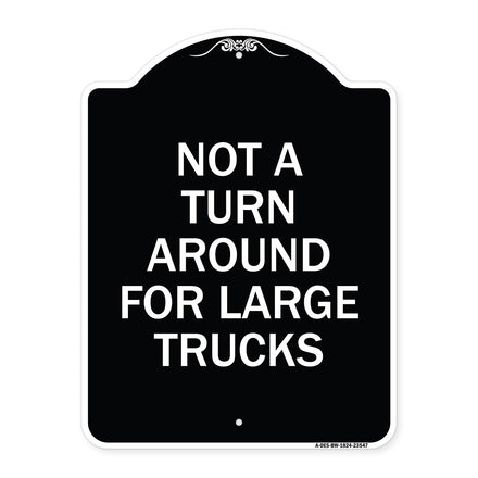 Not A Turn Around for Large Trucks