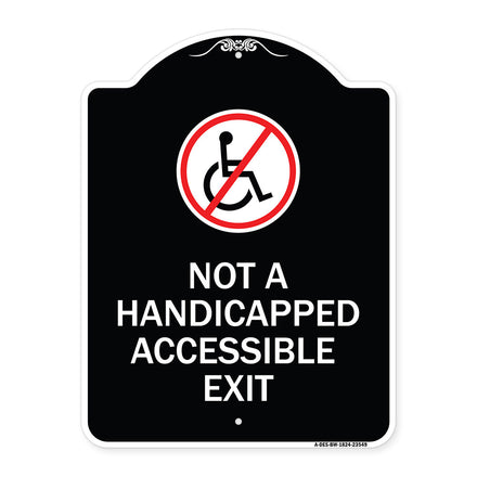 Not A Handicapped Accessible Exit (With Graphic)