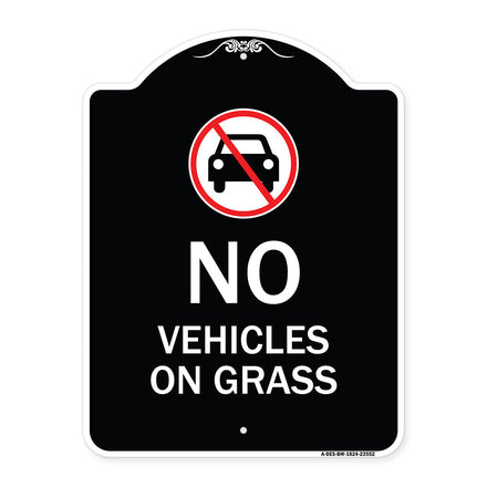 No Vehicles on Grass