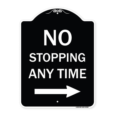 No Stopping Anytime with Arrow (Right)