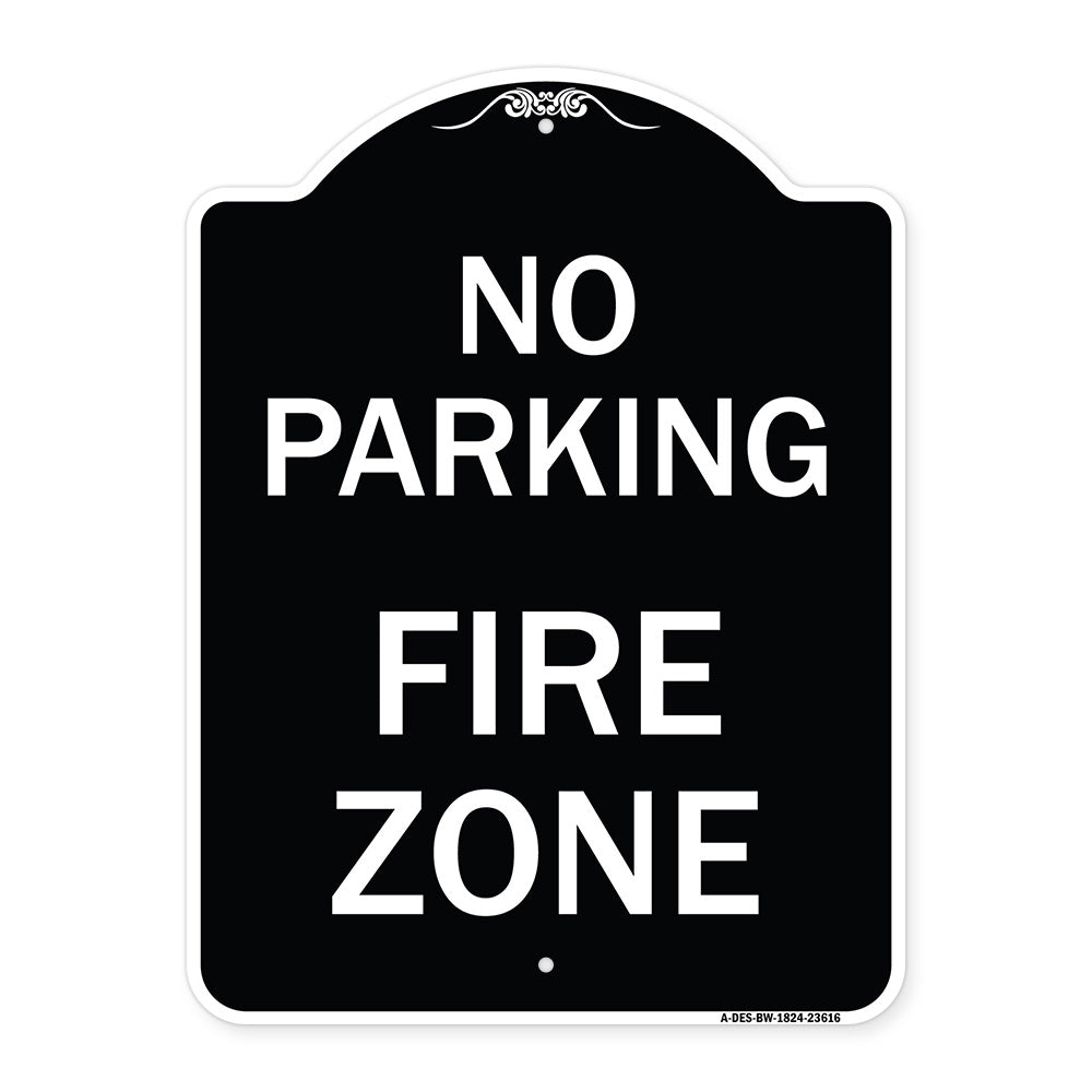 No Parking Fire Zone
