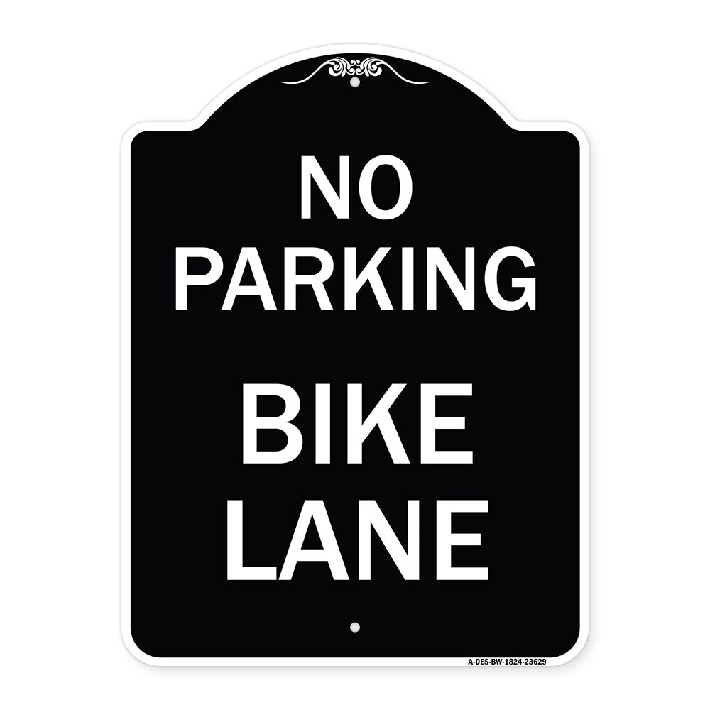 No Parking Bike Lane