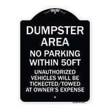 No Parking Within 50 Ft Unauthorized Vehicles Will Be Ticketed Towed at Owners Expense