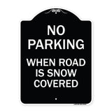 No Parking When Road Is Snow Covered