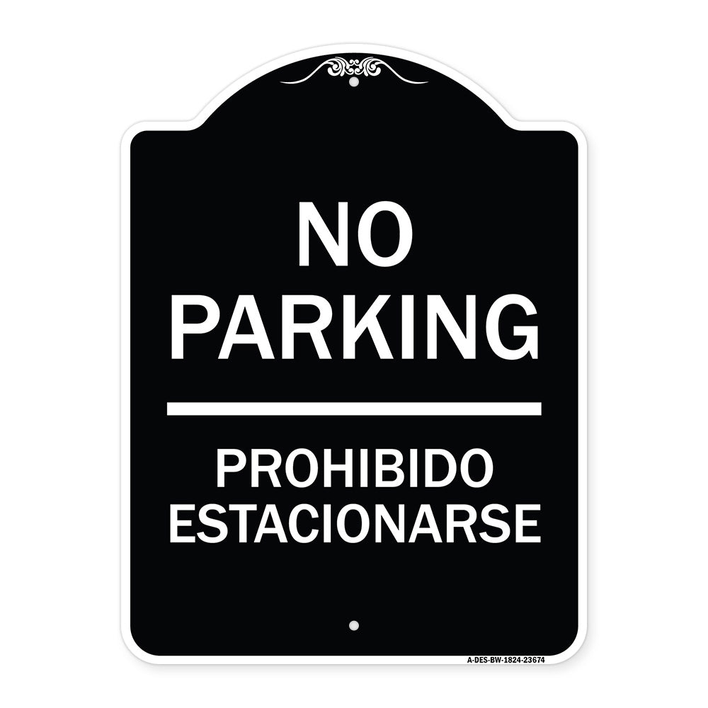 No Parking Prohibido Estacionarse