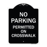 No Parking Permitted on Crosswalk