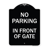 No Parking in Front of Gate