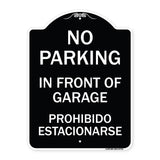 No Parking in Front of Garage Prohibido Estacionarse
