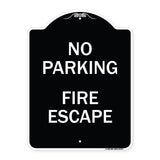 No Parking Fire Escape