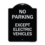 No Parking Except Electric Vehicles