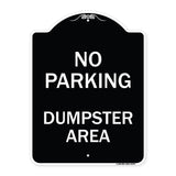 No Parking Dumpster Area