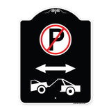 No Parking - Tow Away Zone (With Graphic)