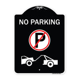 No Parking (No Parking Symbol and Tow Truck Symbol)