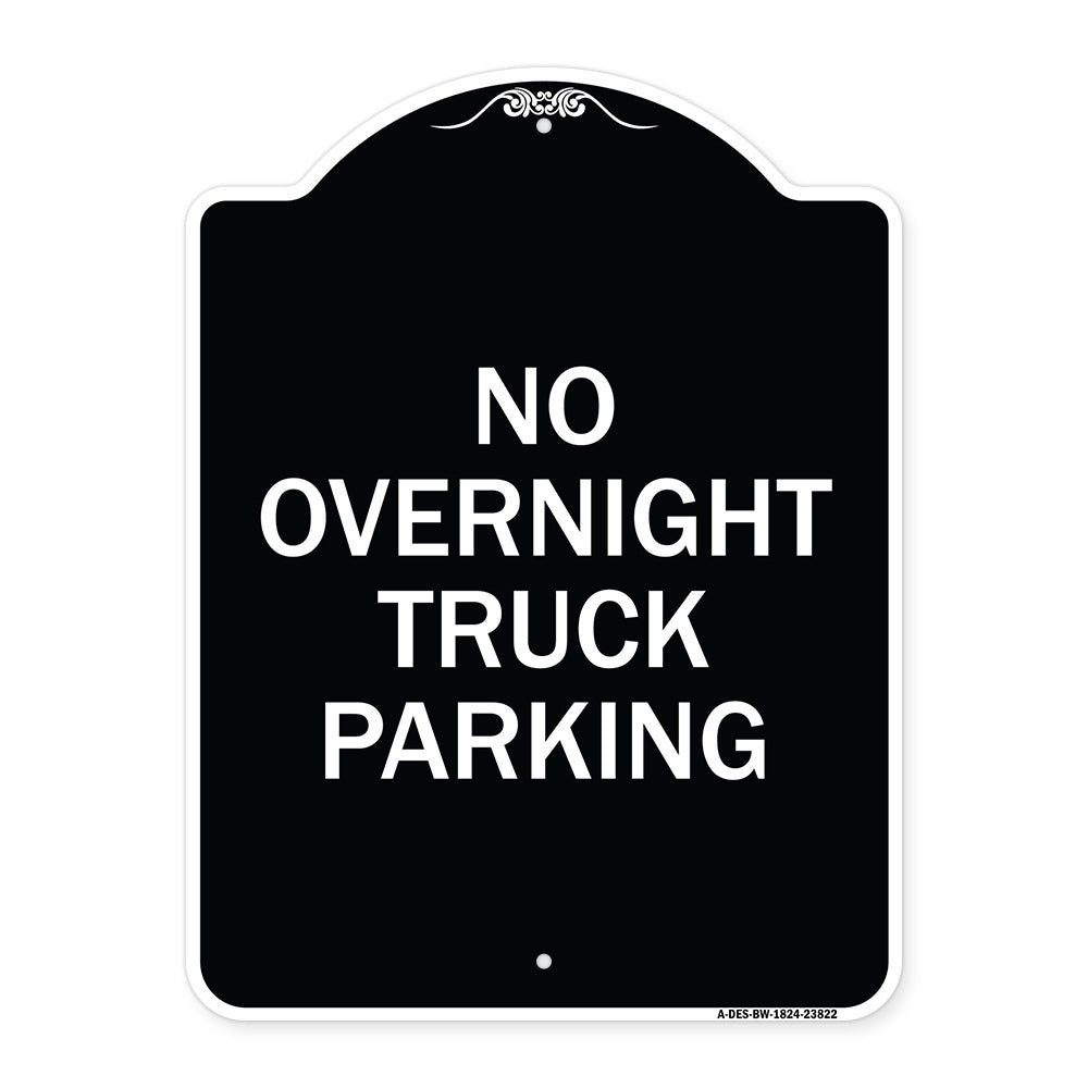 No Overnight Truck Parking