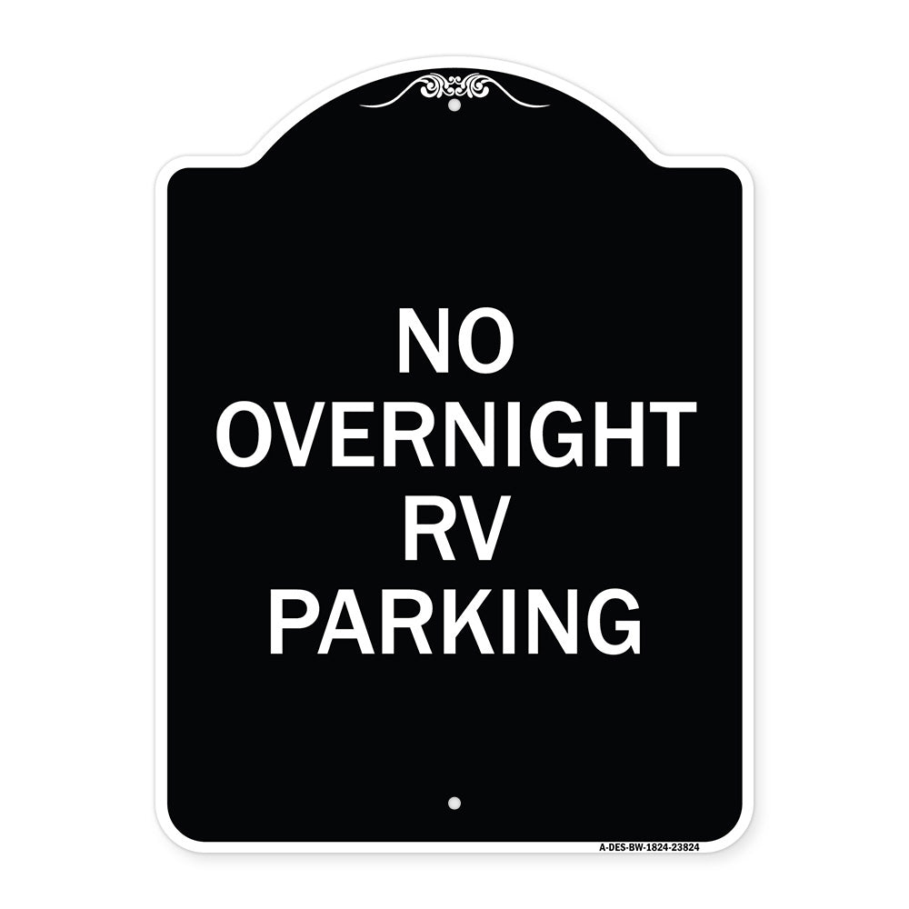 No Overnight RV Parking
