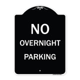 No Overnight Parking Sign