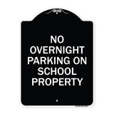 No Overnight Parking on School Property