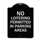 No Loitering Permitted in Parking Areas