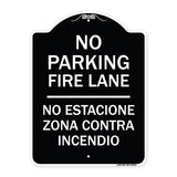 No Estacione Zona Contra Incendio