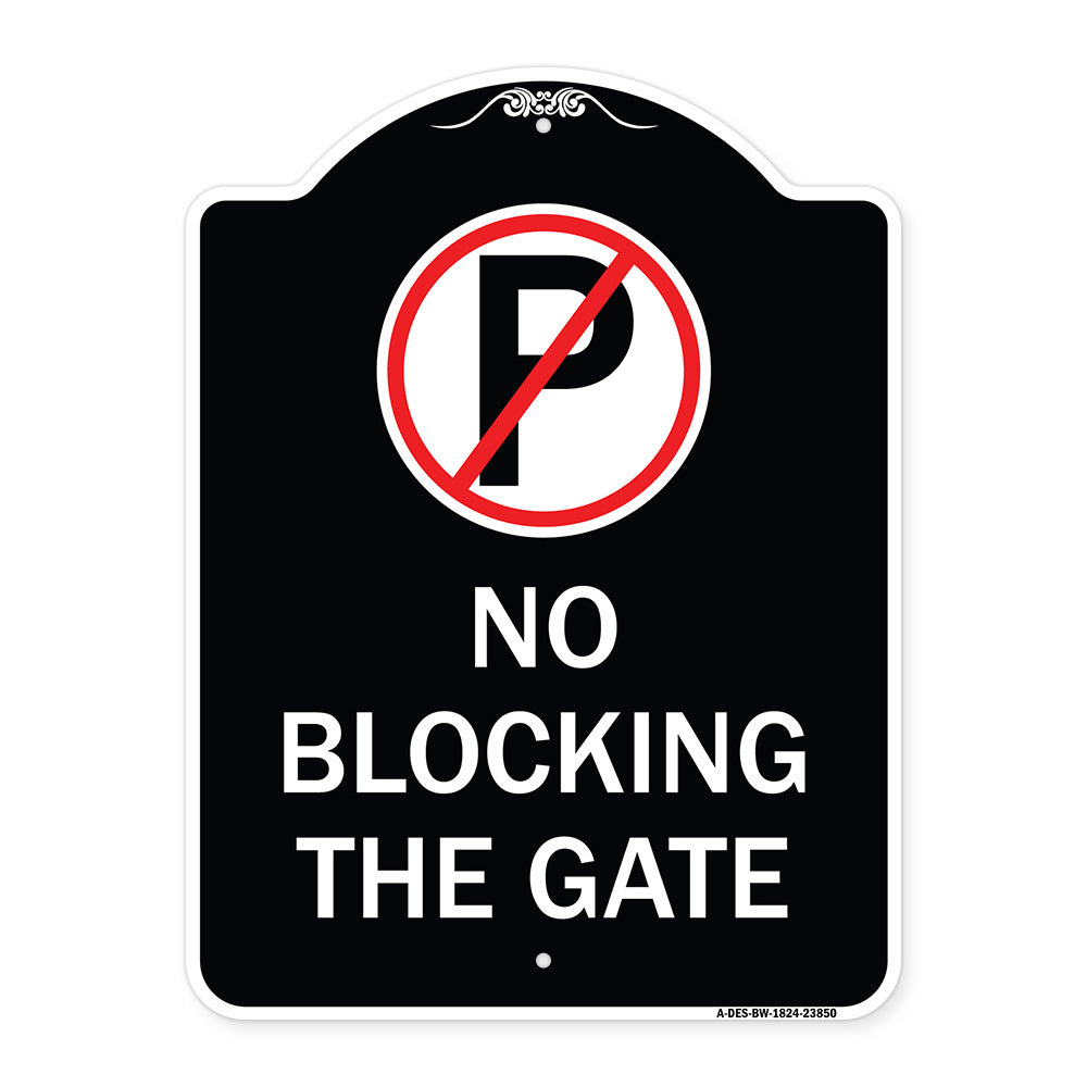 No Blocking the Gate with Graphic