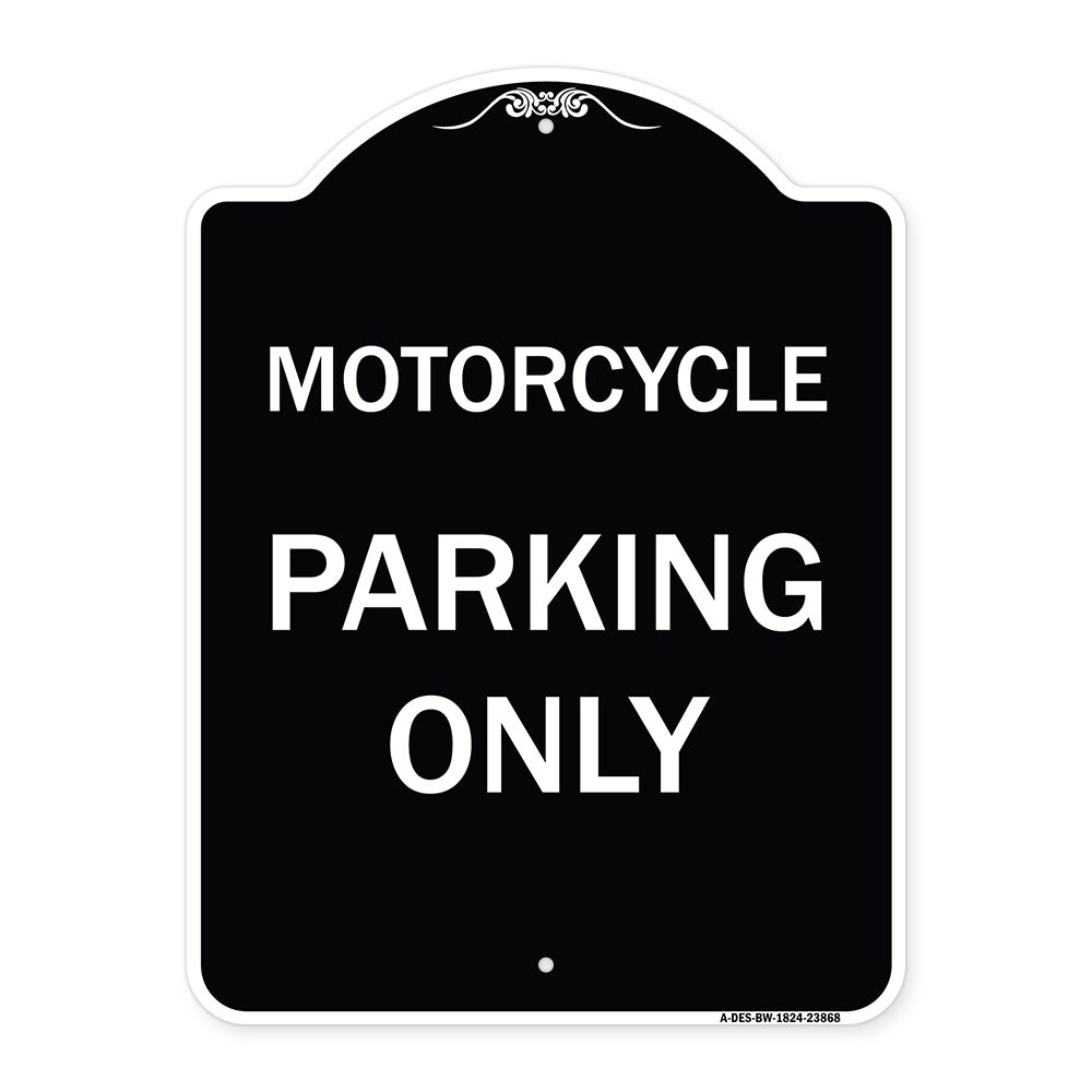 Motorcycle Parking Only