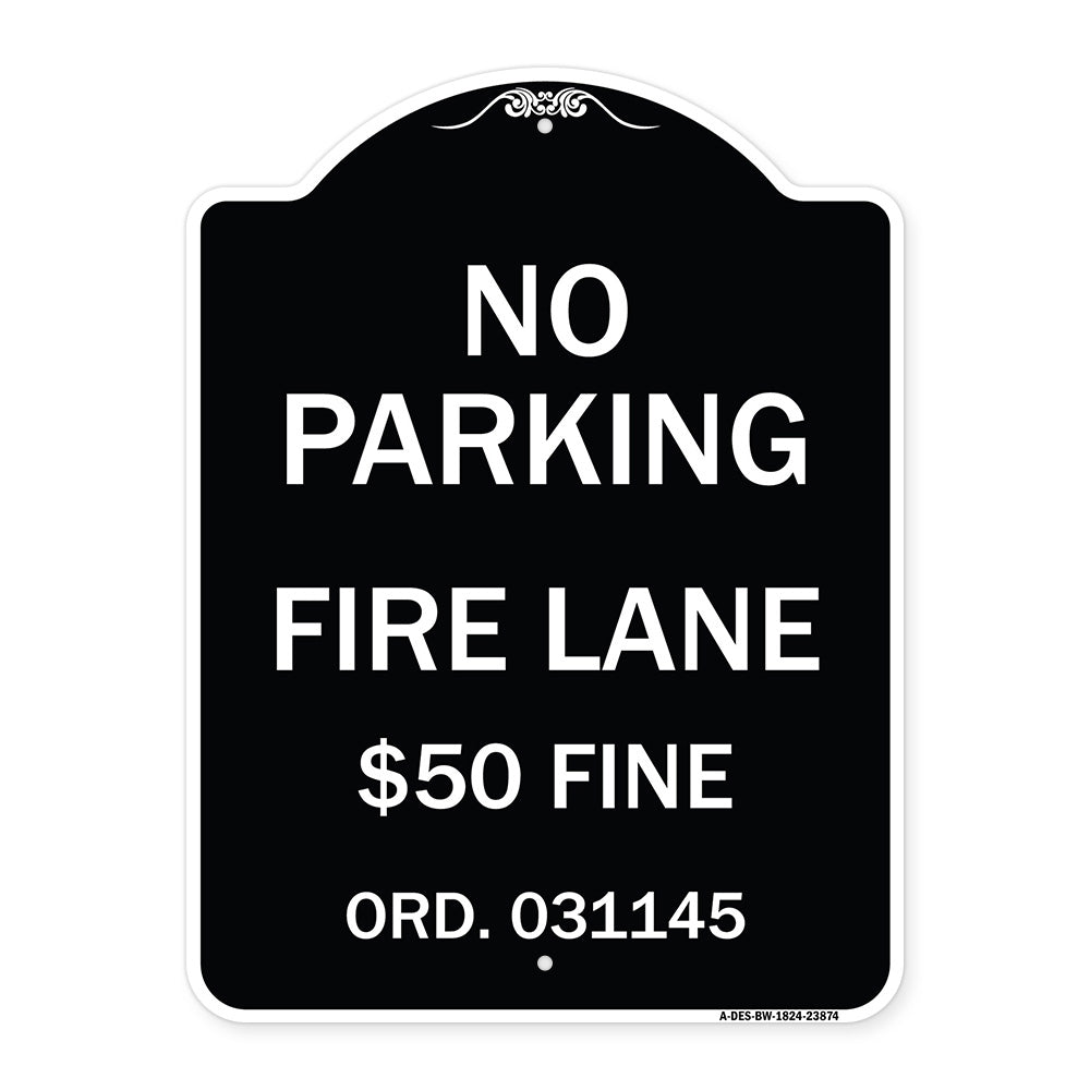 Missouri No Parking Fire Lane $50 Fine