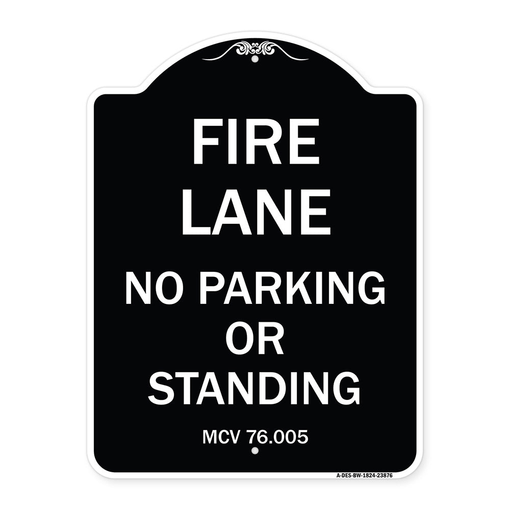 Michigan Fire Lane No Parking or Standing