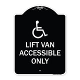 Lift Van Accessible Only (With Updated Isa Symbol)