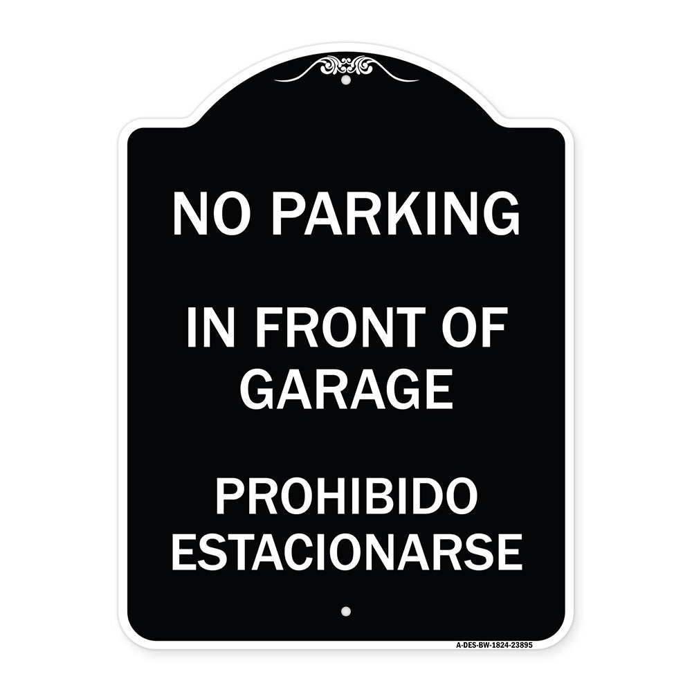 In Front of Garage Prohibido Estacionarse