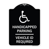 Handicapped Parking - Vehicle Id Required - (Handicapped Symbol)