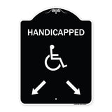 Handicapped Parking with Double Arrows