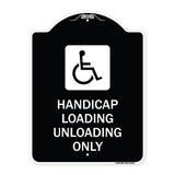 Handicap Loading Unloading Only (With Handicap Symbol)
