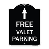 Free Valet Parking with Ahead Arrow