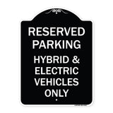 For Electrical Cars Reserved Parking - Hybrid & Electric Vehicles Only