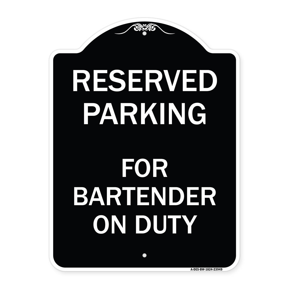 For Bartender on Duty