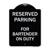 For Bartender on Duty