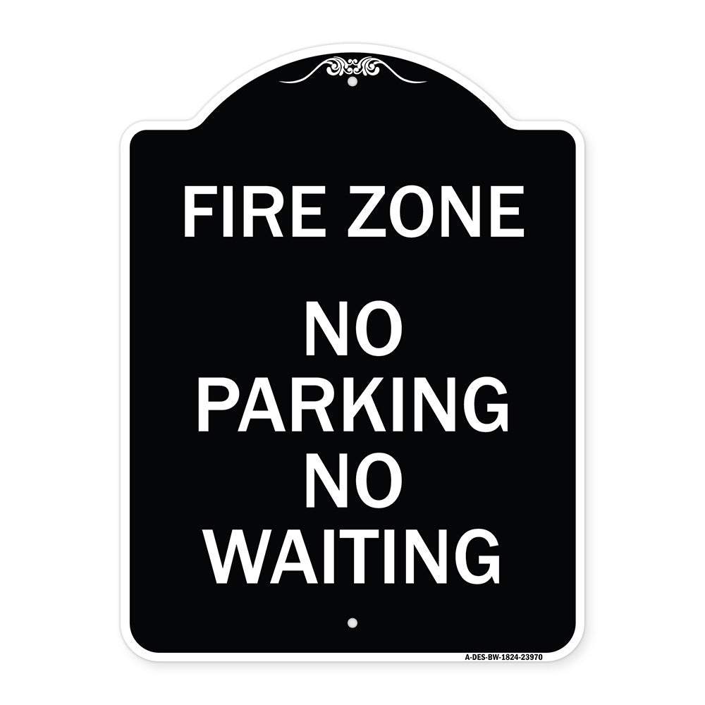 Fire Zone No Parking No Waiting