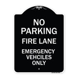 Fire Lane Emergency Vehicles Only