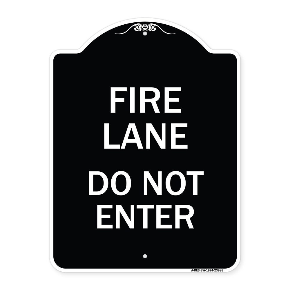 Fire Lane Do Not Enter