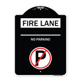 Fire Lane - No Parking (With No Parking Symbol)