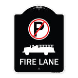 Fire Lane (With No Parking Symbol & Graphic)