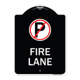 Fire Lane (No Parking Symbol)